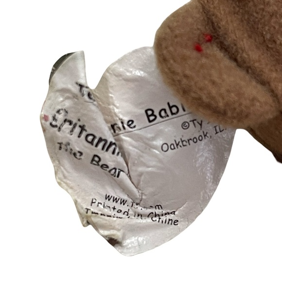 Brown Teddy Bear with Union Jack Patch - Picture 3 of 5